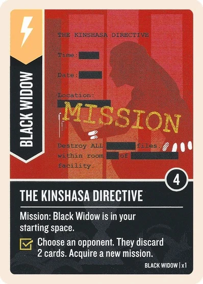 The Kinshasa Directive card face 1