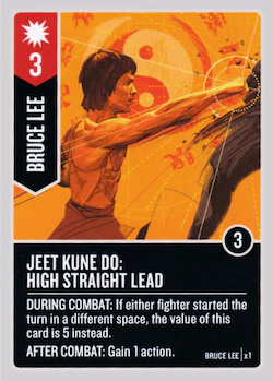 Jeet Kune Do: High Straight Lead card face 1