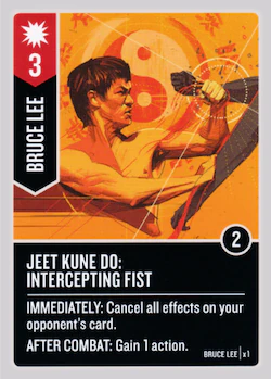 Jeet Kune Do: Intercepting Fist card face 1