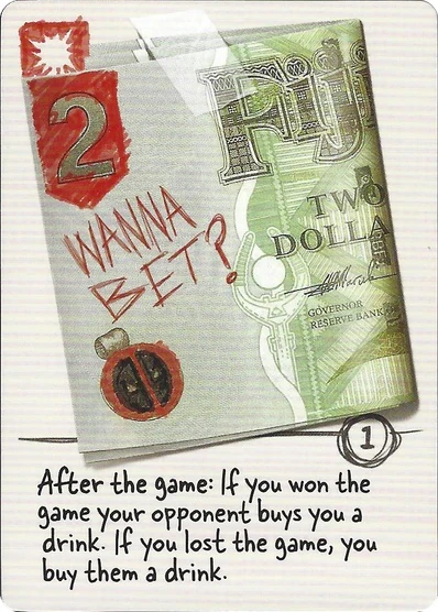 Wanna bet? card face 1