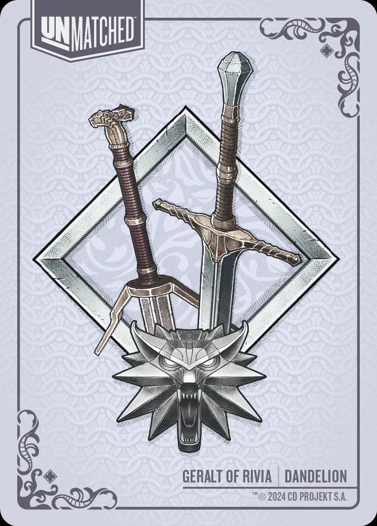 Geralt of Rivia card face 1