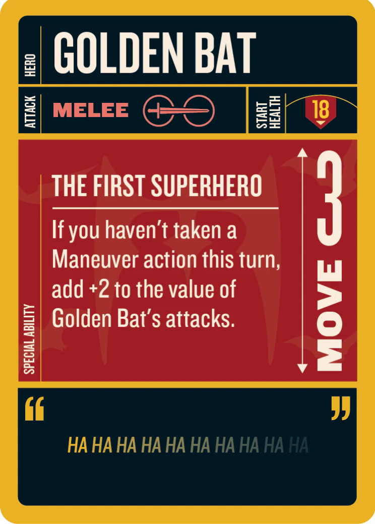 Golden Bat card face 2
