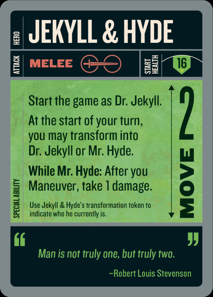 Dr. Jekyll and Mr. Hyde card face 2