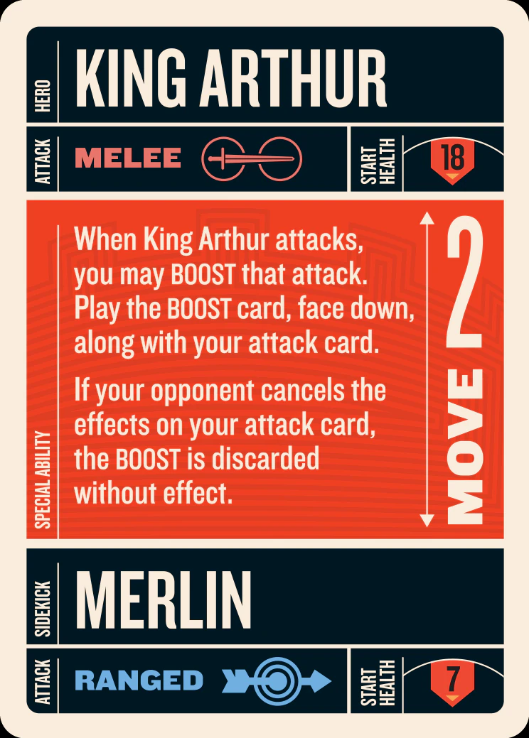King Arthur card face 2