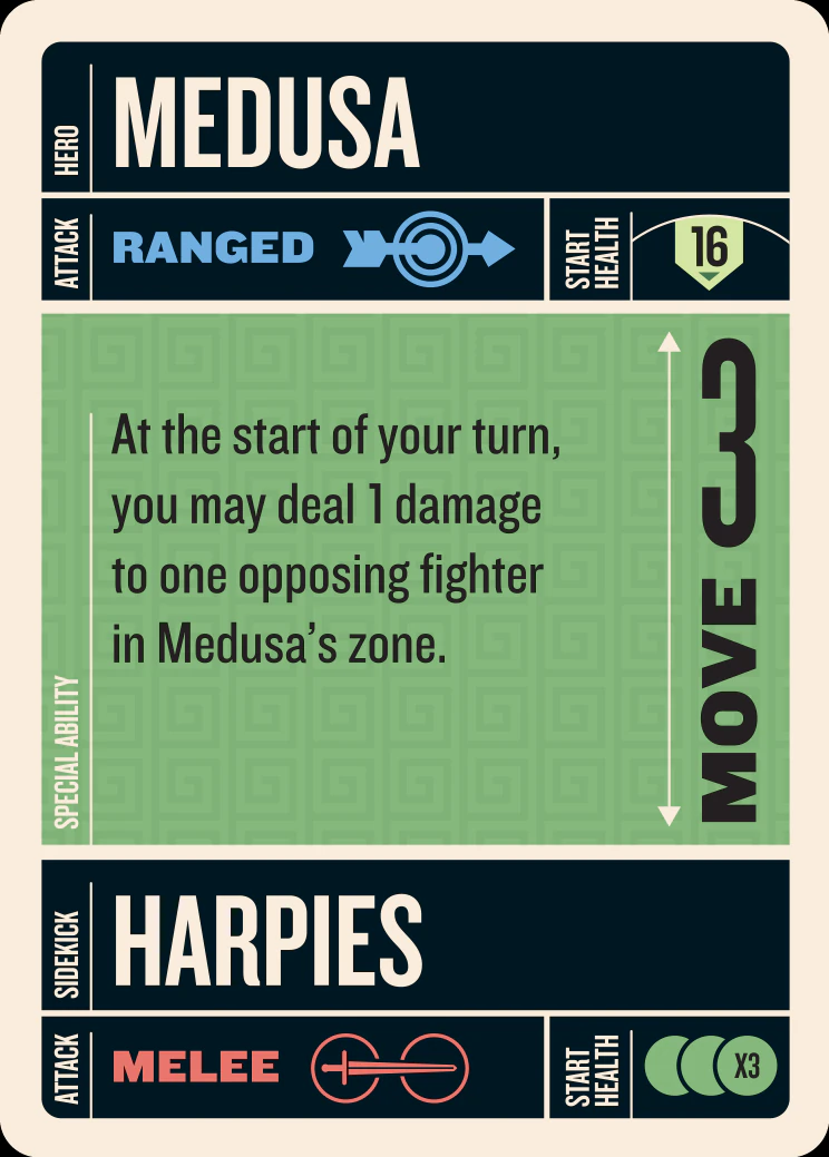 Medusa card face 2