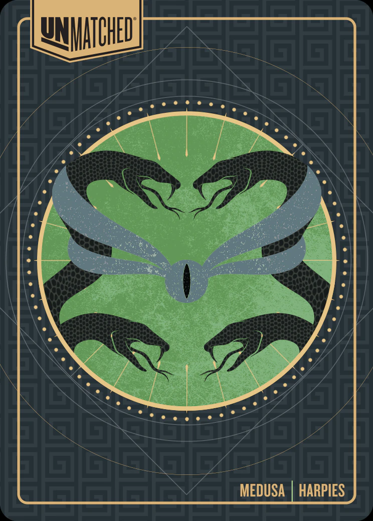 Medusa card face 1