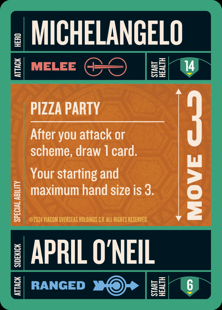 Michelangelo card face 2