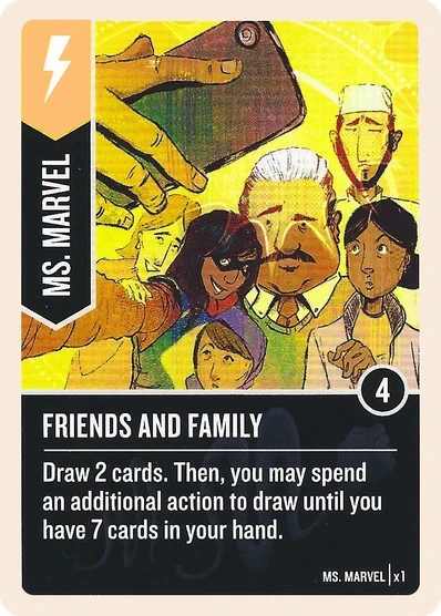 Friends and Family card face 1
