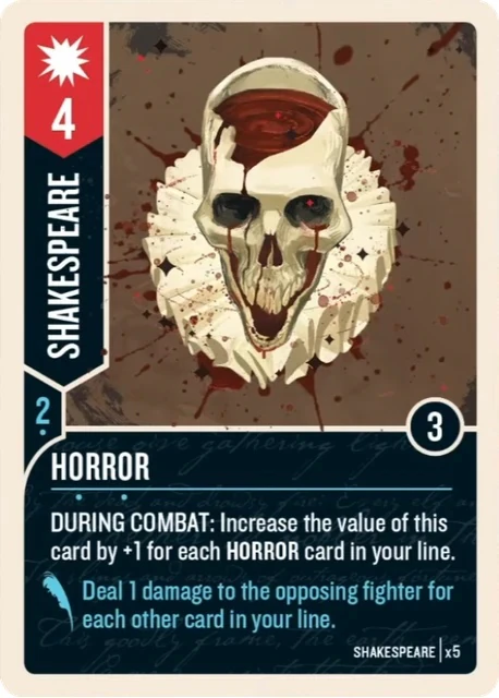 Horror card face 1