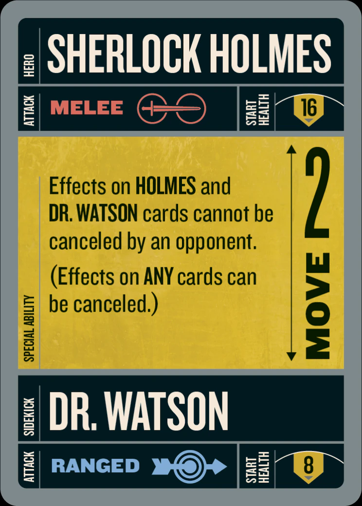 Sherlock Holmes card face 2
