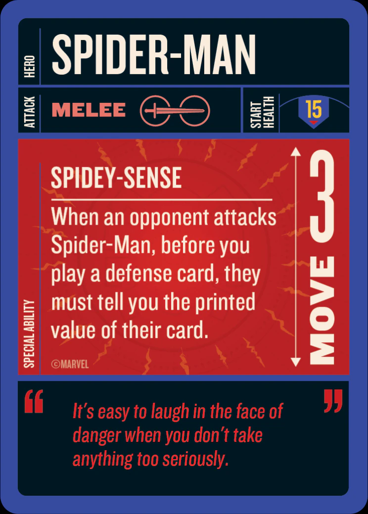 Spider-Man card face 2